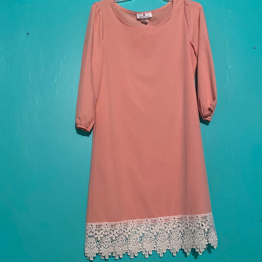 Pretty peach dress